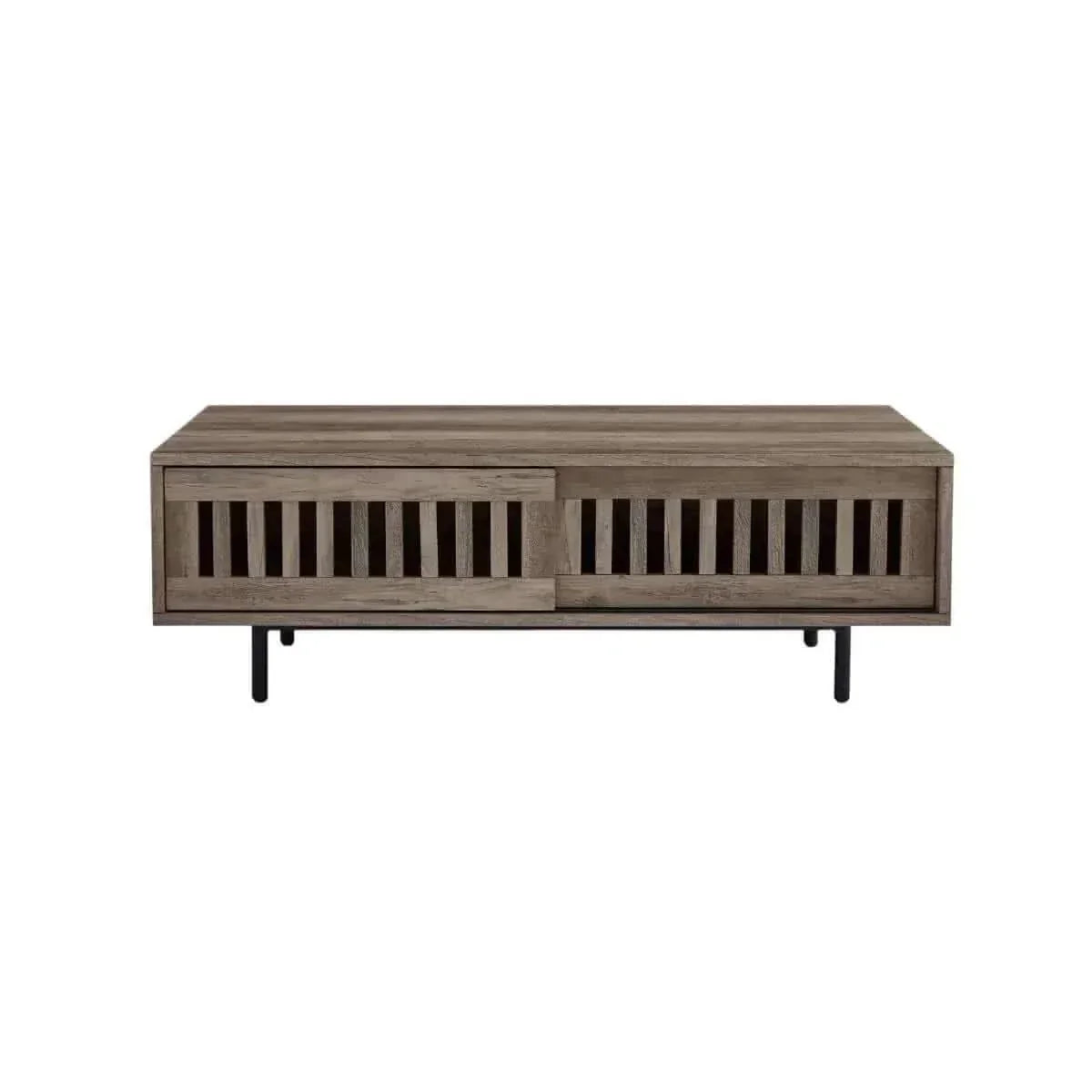 Nathan Mid-century Modern Coffee Table with Storage