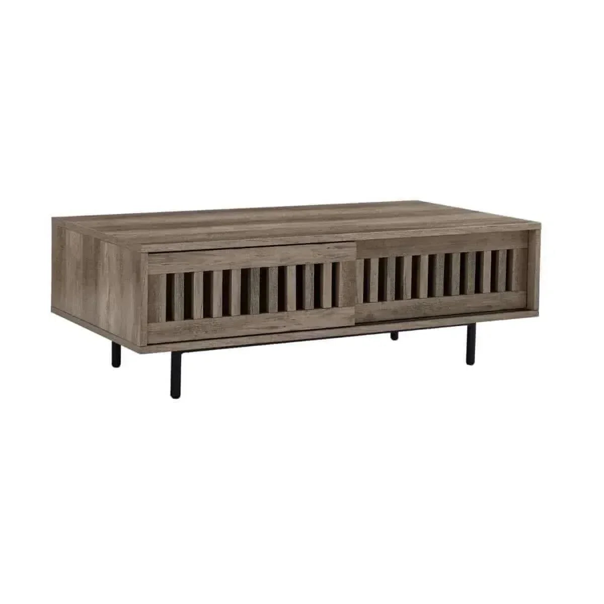 Nathan Mid-century Modern Coffee Table with Storage