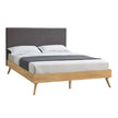 Bed Frame Double with fabric headboard