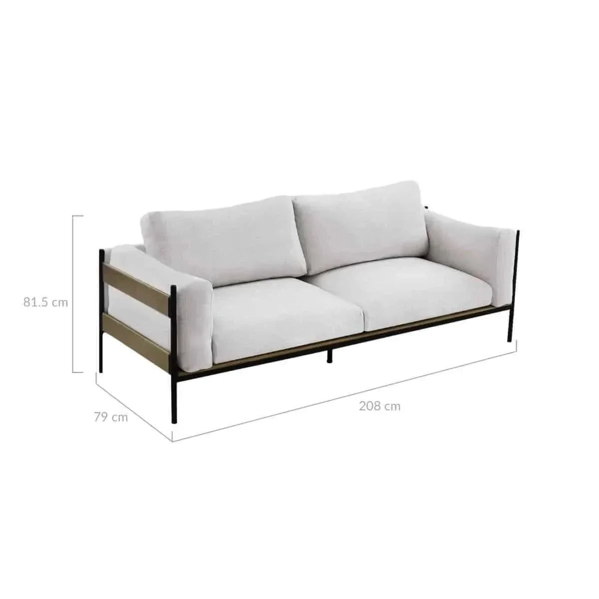 Nicolai 3 Seater Sofa