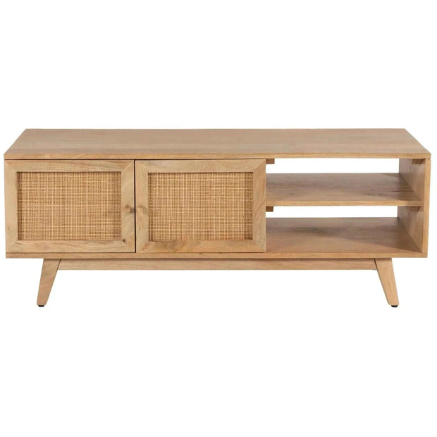 mango wood tv unit