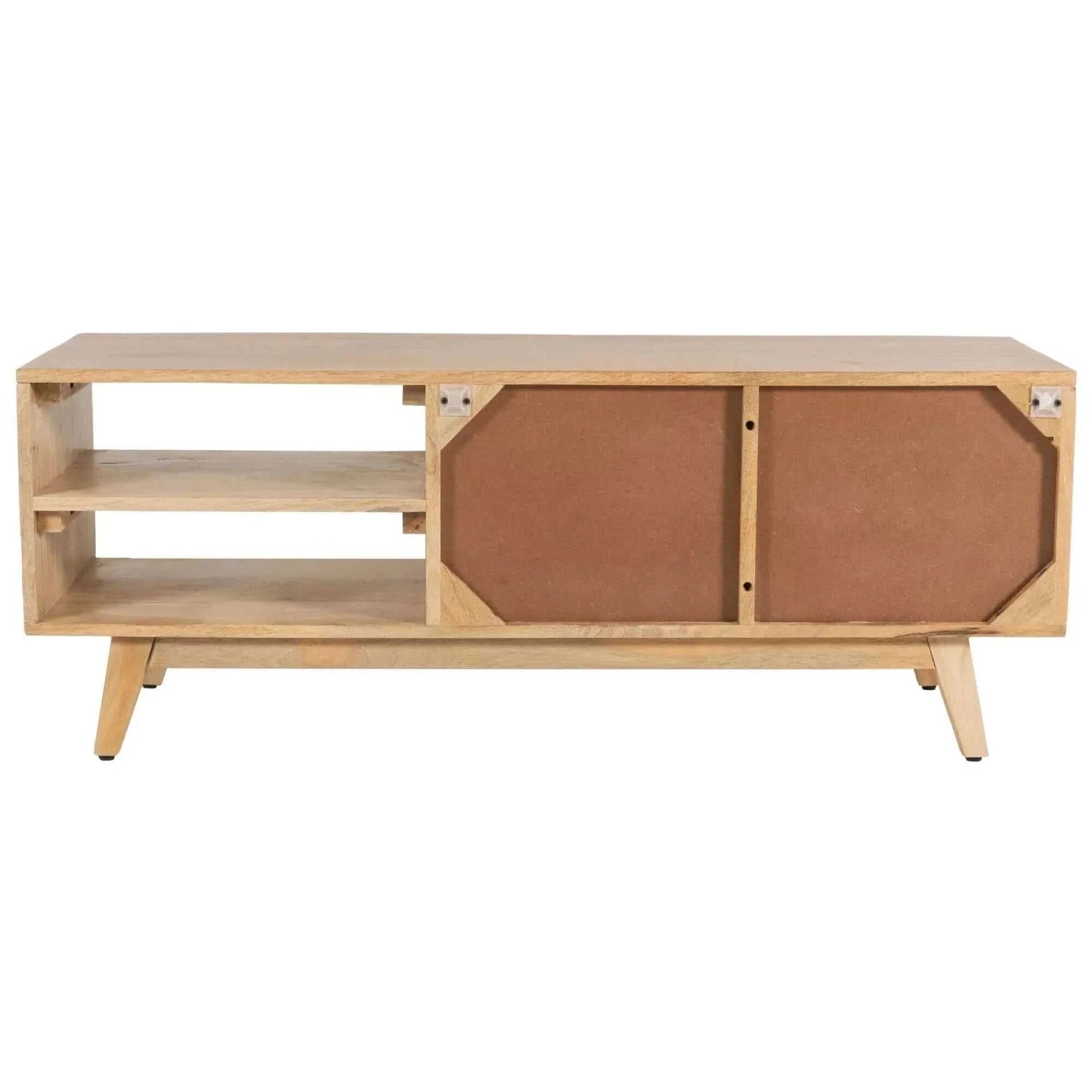 mango wood tv unit