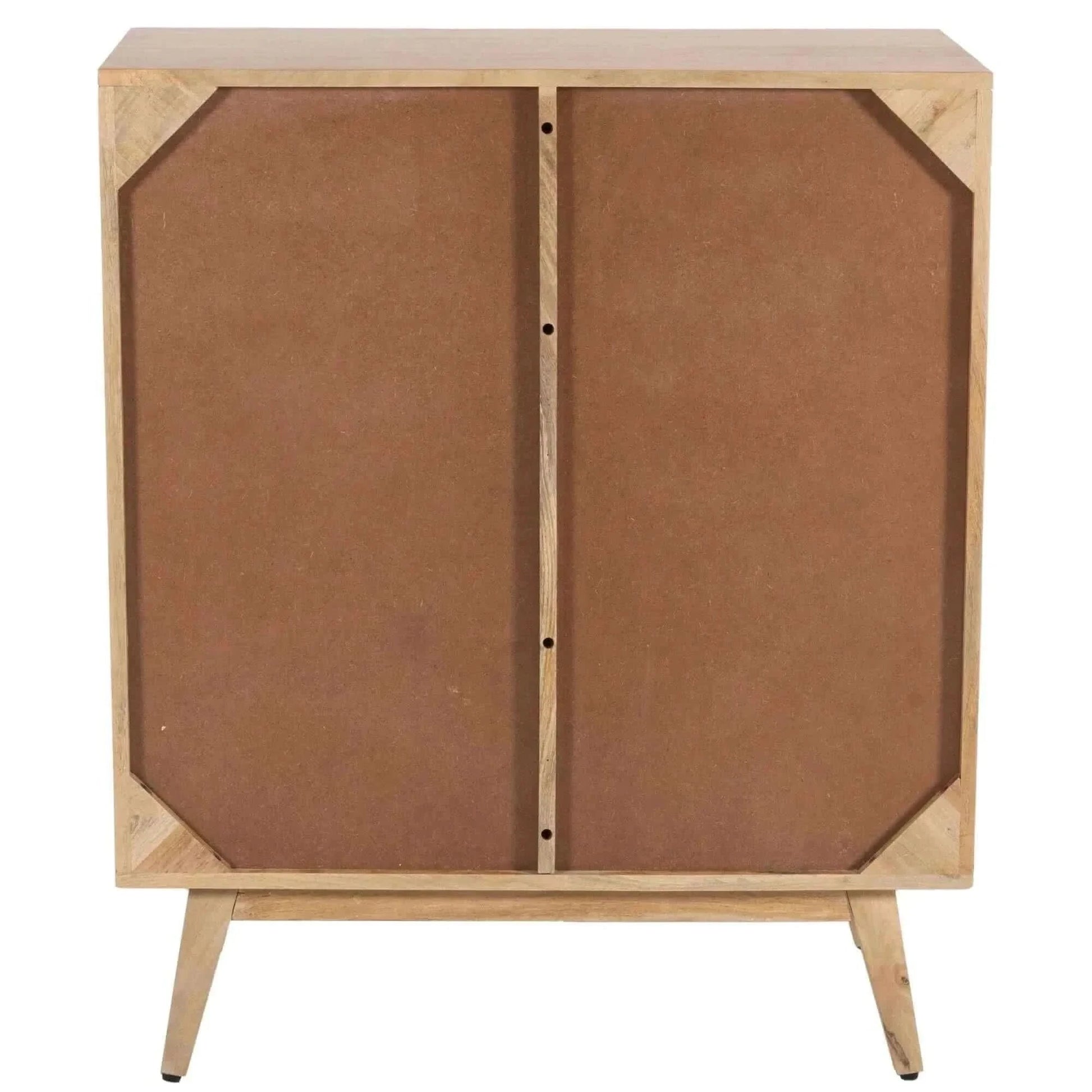 Olearia Storage Cabinet Buffet Chest of 4 Drawer Mango Wood Rattan Nat