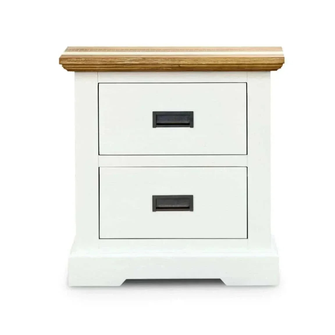 Orville 4pc Queen Bed Frame Suite Bedside Tallboy Furniture Package -M