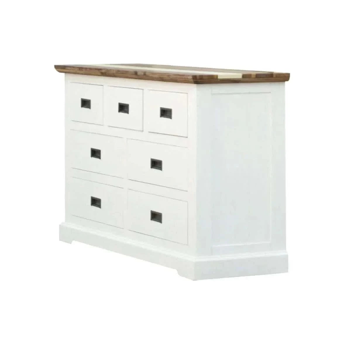 Orville Dresser 7 Chest of Drawers Solid Wood Storage Cabinet - Multi 