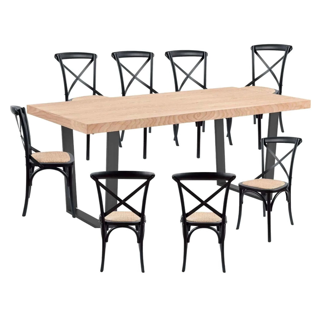 9 pc dining room furniture-Upinteriors