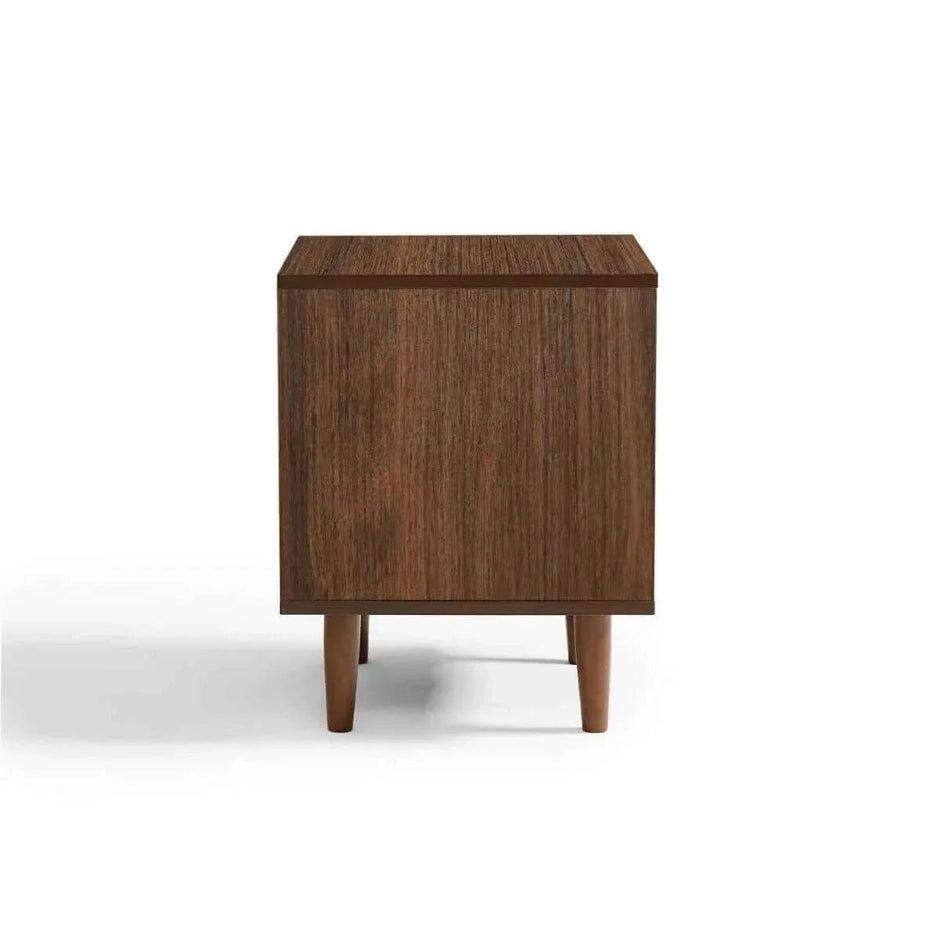 Walnut Bedside Table