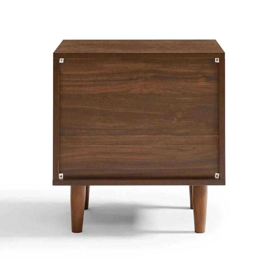 Walnut Bedside Table