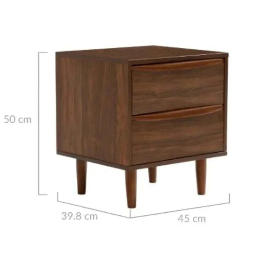 Walnut Bedside Table