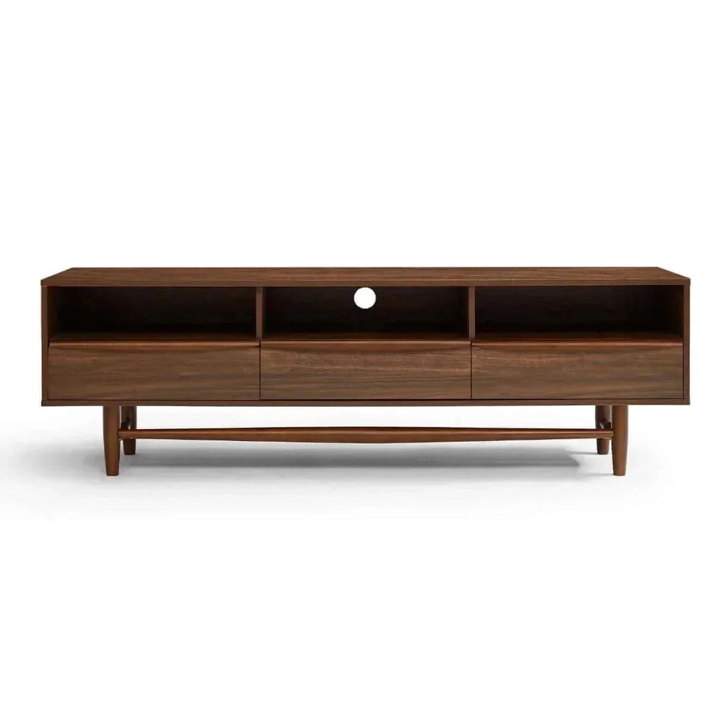 Walnut TV Unit-Upinteriors