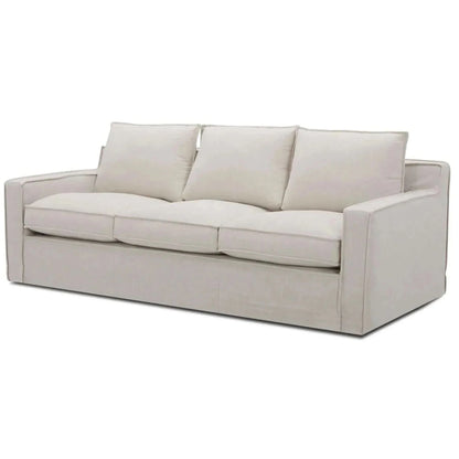 Plushy 2 + 3 Seater Sofa Set Fabric Upholstered Lounge Couch - Stone