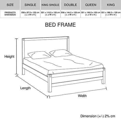 queen bed with Headboard