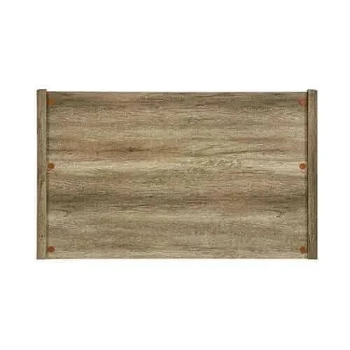 Queen Size Bed Frame Natural Wood in Oak Colour