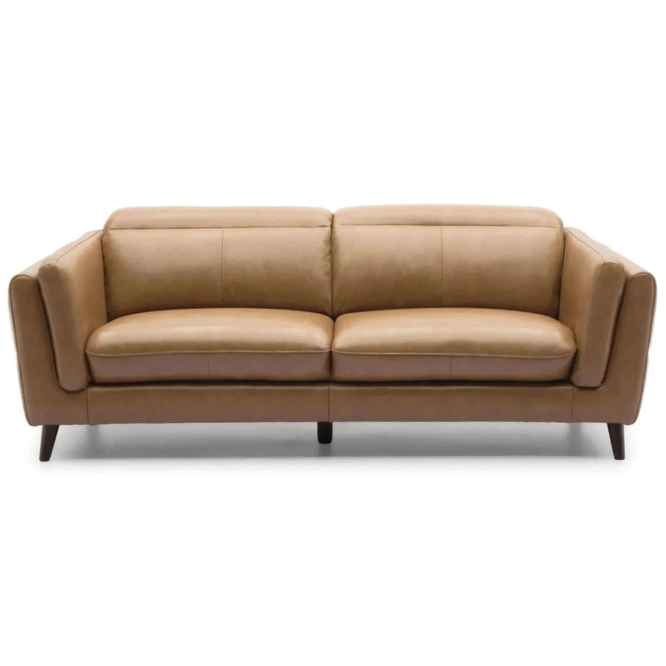 two seater leather sofa