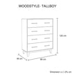 wooden tallboy