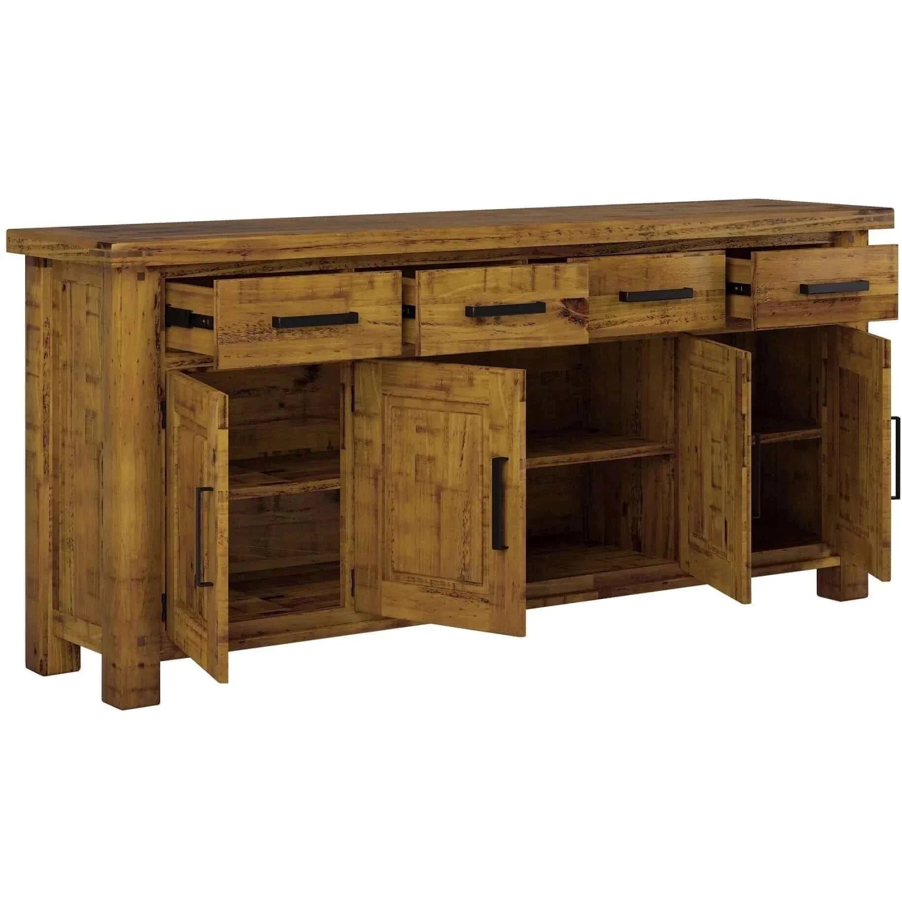 rustic oak sideboards