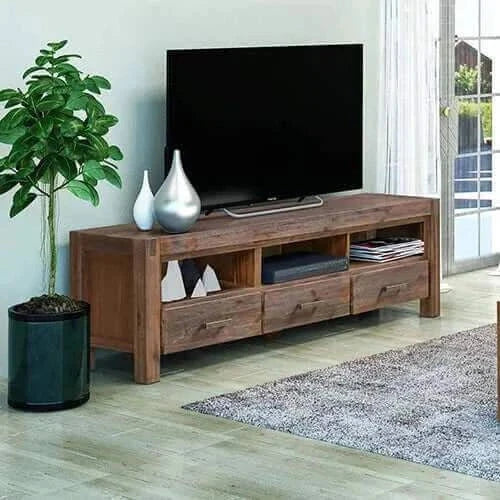 solid wood entertainment center