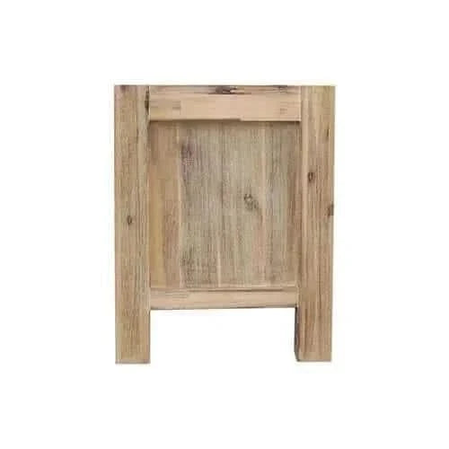 TV Cabinet with 3 Storage Drawers with Shelf Solid Acacia Wooden Frame