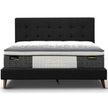 king single upholstered bed