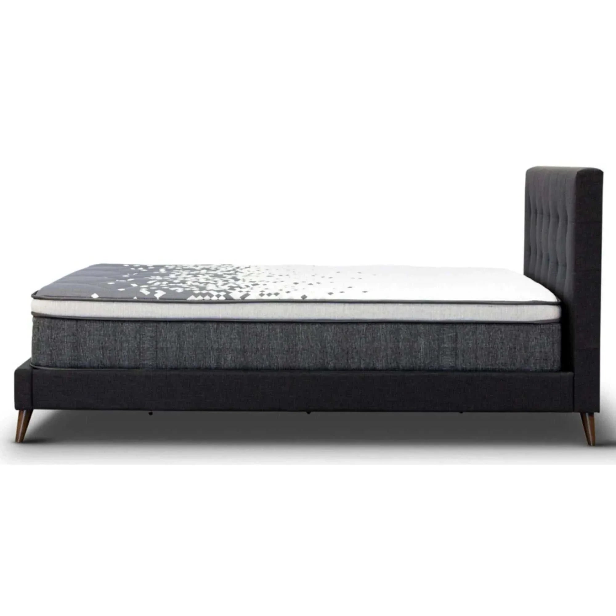 king single upholstered bed