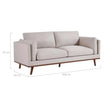 Grey 3 Seater Sofa