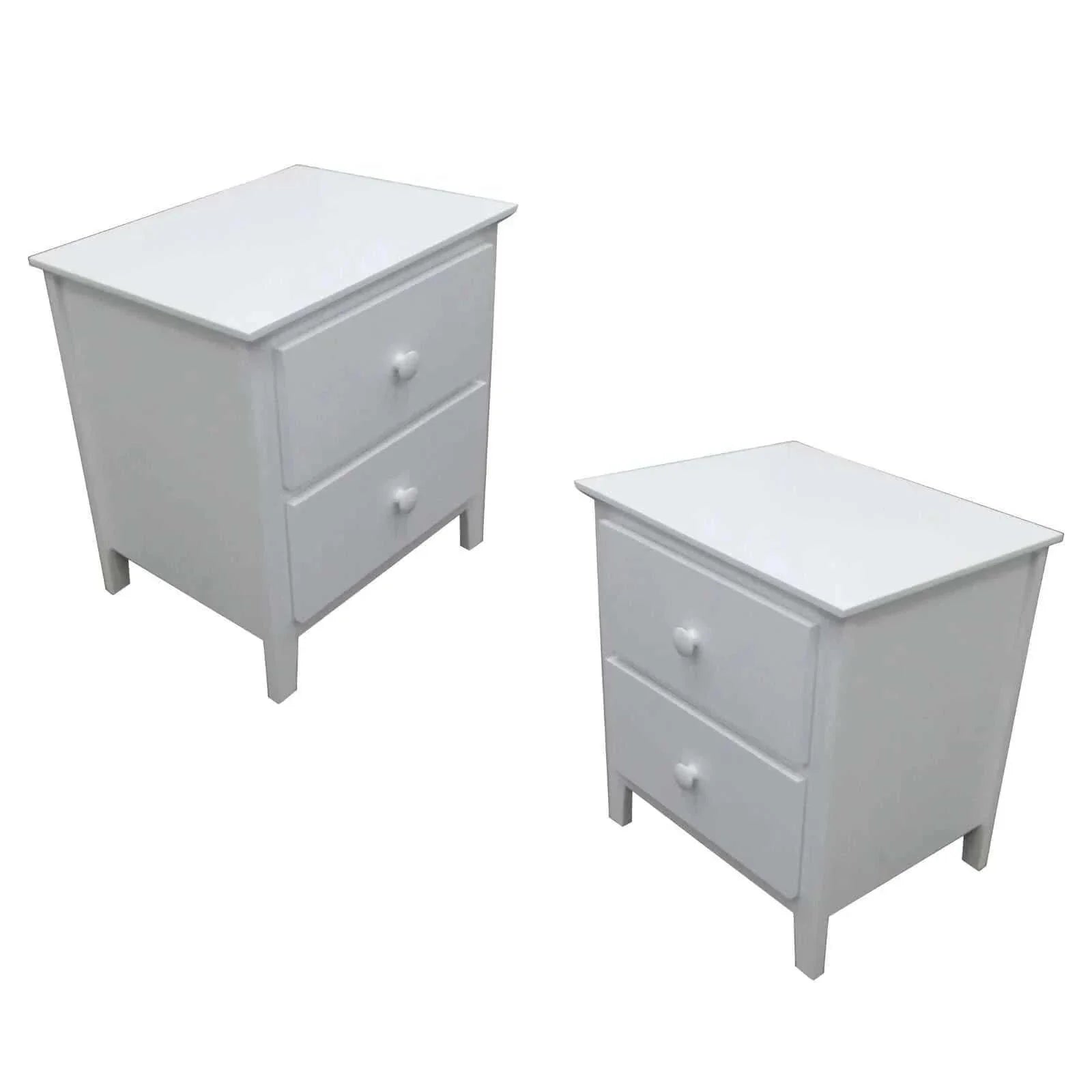 Bedside set Nightstand White