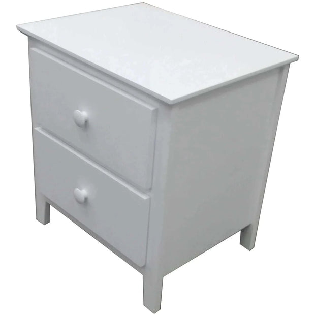 White Bedside Nightstand 