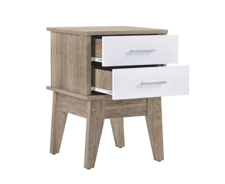 2 Drawers Bedside Table