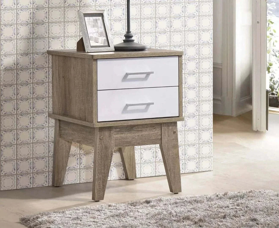 2 Drawers Bedside Table