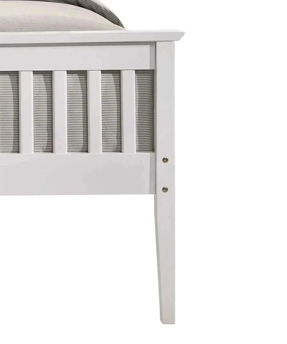 Wooden Queen Bed Frame - White